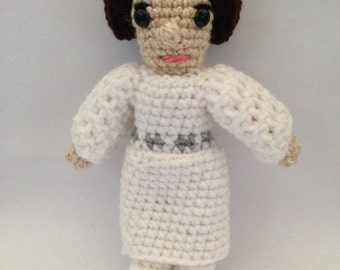 7" Princess Leia Star Wars Inspired Amigurumi