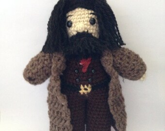 8" Hagrid Harry Potter Inspired Amigurumi
