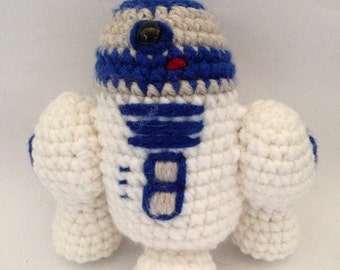 5" R2D2 Star Wars Inspired Amigurumi