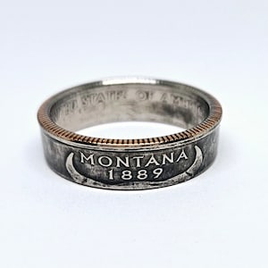 Sealed MONTANA    us quarter  coin ring size  or pendant