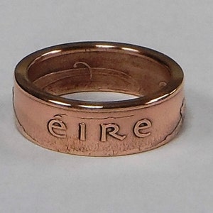 Sealed Ring hand made from Irish 2 pence coin image 3