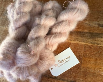 hand-dyed Kid-Mohair-Silk, Featherweight, Pearl