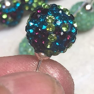 Glitter Ball Earring Etsy Canada