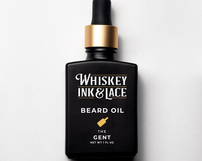 The Gent Beard Oil Whiskeyinspired Scented Oil for Beards, Beard Conditioner, Beard Moisturizer