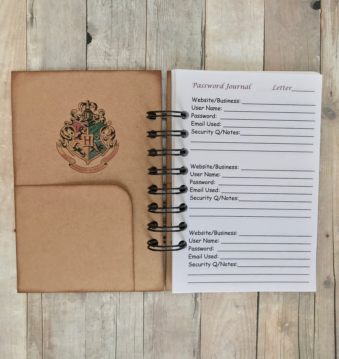 Password Journal Password Notebook Password Tracker Etsy