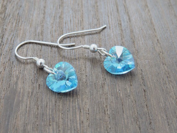 Orecchini Placcati Argento Sterling Con Cristalli Blu | Italia - Foto 10