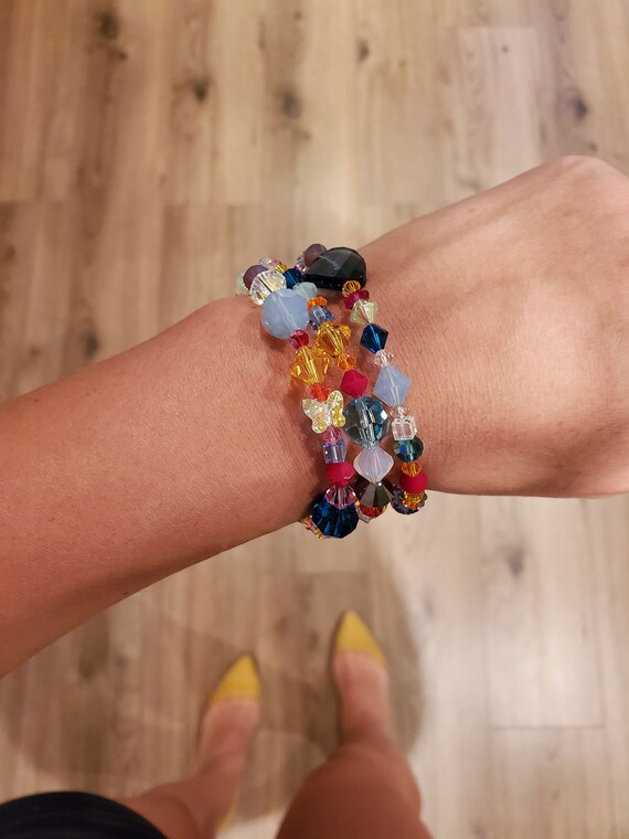 Swarovski multicolor bracelet outlet