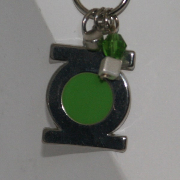 Green Lantern Charm Necklace