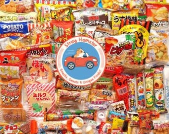 Japanese Snack Box Candy Dagashi Sample 20 Piece Sweet & Savory Tokyo Treats Lot Gift Bundle