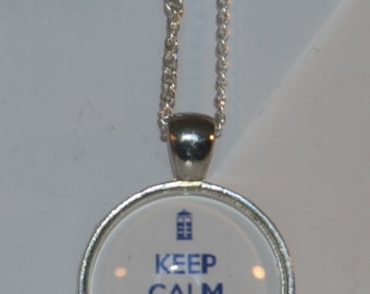 Doctor Who - Keep Calm and Don't Blink Necklace