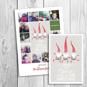 Elfie Selfie Elfed up 2020 Holiday Christmas Card image 1