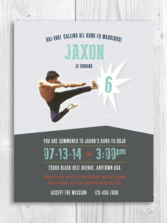 Kung Fu Karate Anniversaire A Imprimer Invitation Etsy Kung Fu Karate Anniversaire A Imprimer Invitation Etsy
