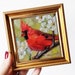 see more listings in the Bird oil painting 4x4 section