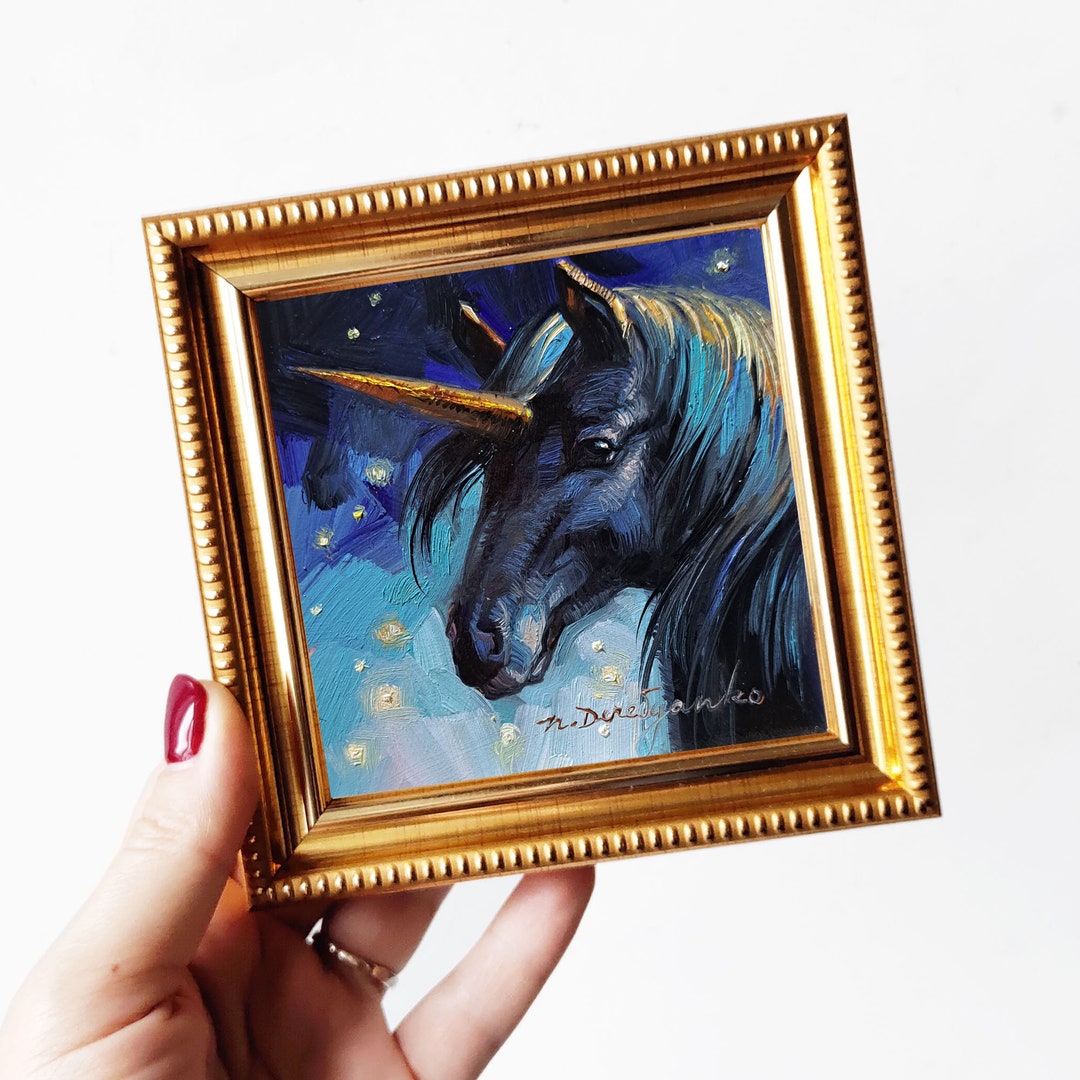 Vulfire Maglietta Donna Unicorno Faccio Quello Che Voglio (Blu, XS