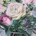 Bridal Bouquet Painting From Photo, Wedding Flowers Portrait Oil ...