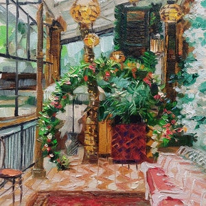Wedding space painting from photo, Wedding venue churches places locations, Custom couple art