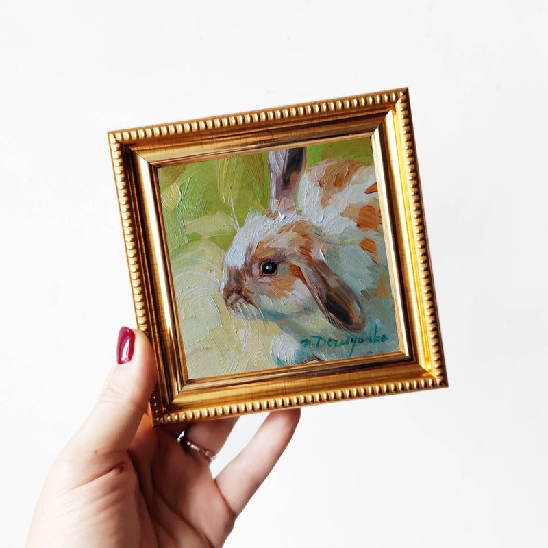 Rabbit Paintings - Etsy