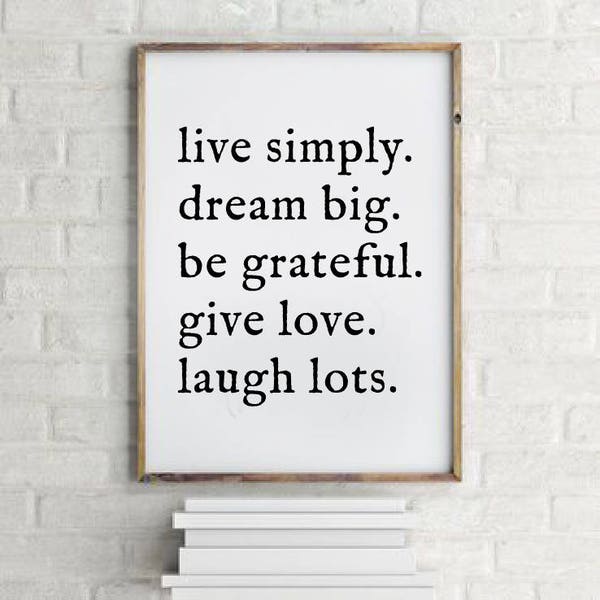 Laugh Love Dream - Etsy