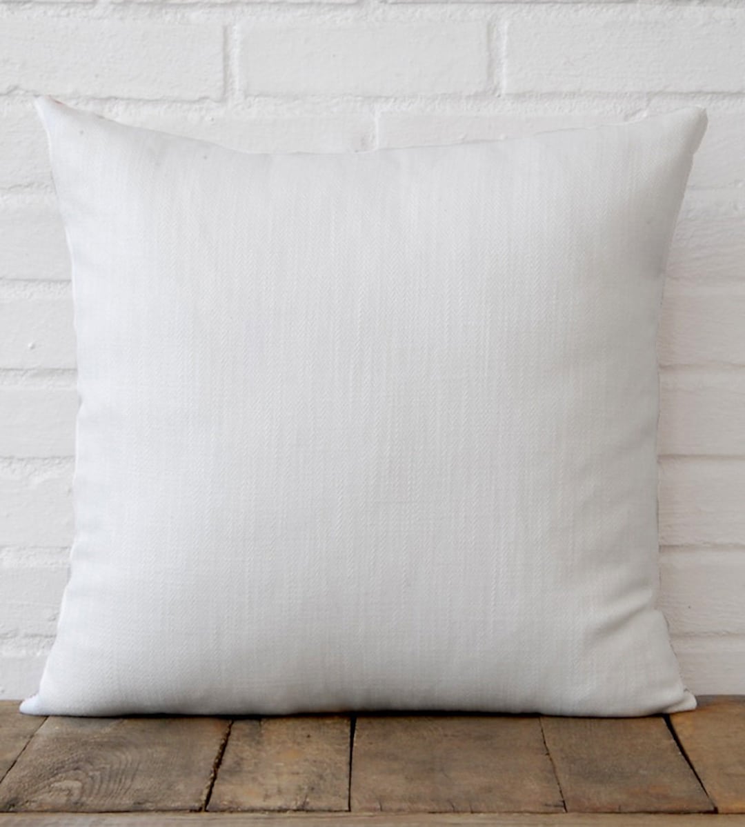 White Linen Pillow Cover, Linen Decorative Throw Pillows, White
