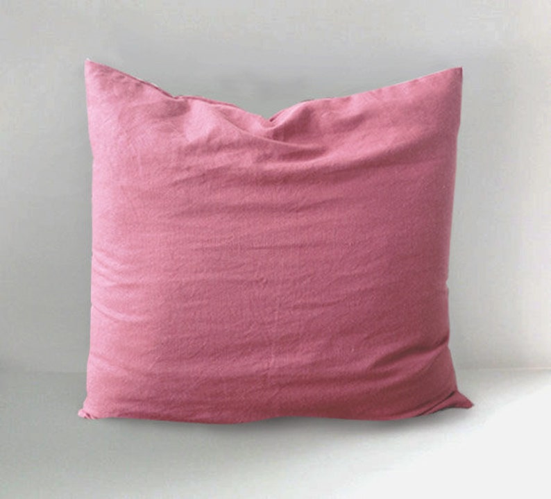 SALE Plum Purple Linen Pillow Covers Handmade Pillows Etsy