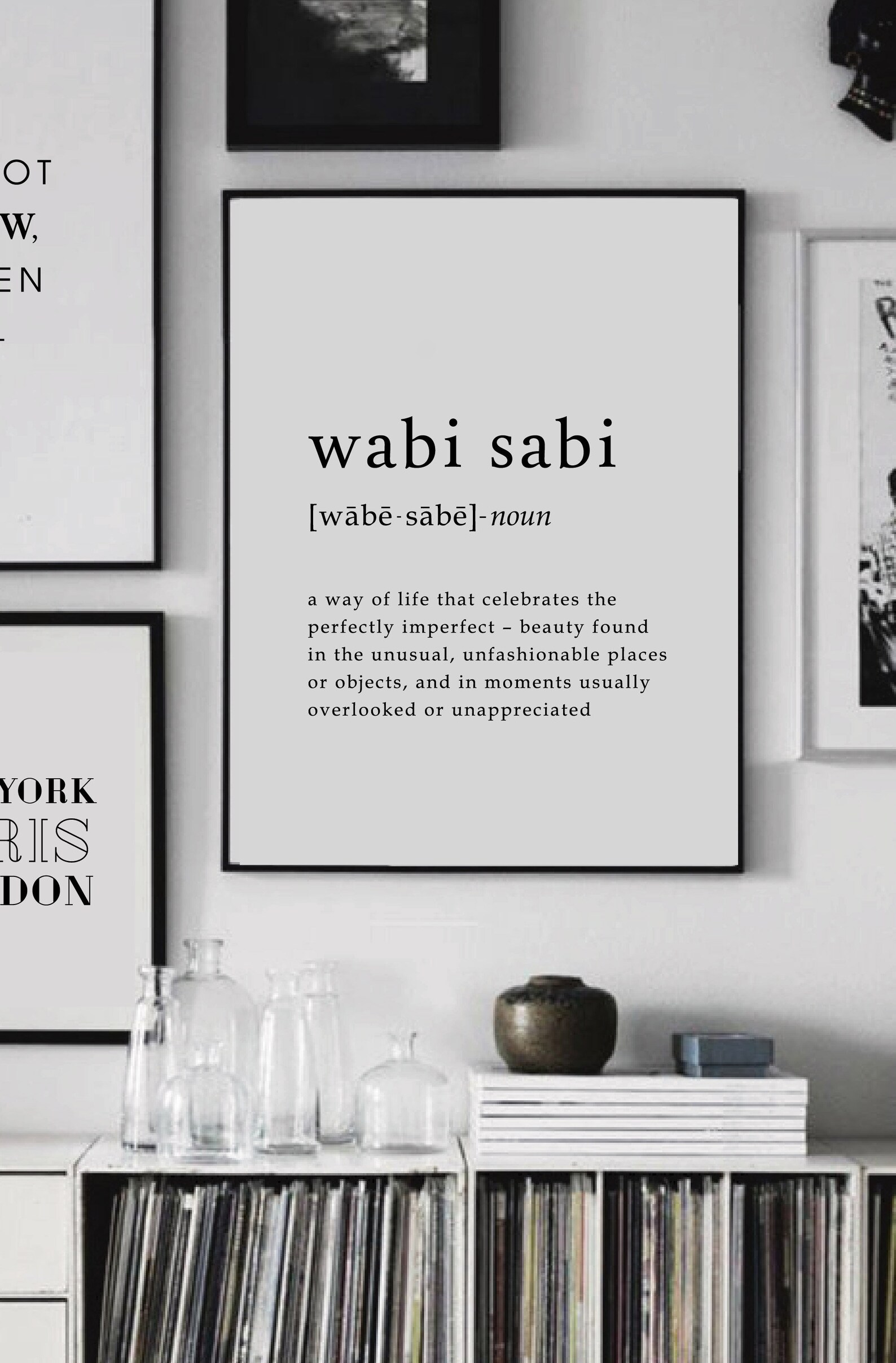 Wabi Sabi Printable Art Wabi Sabi Definition Home Decor Etsy