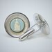50's Blue Cameo Cuff Links main image 0