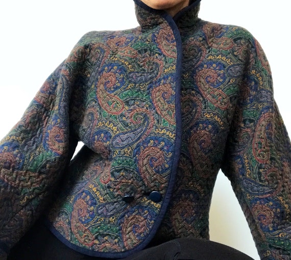EMPORIO ARMANI late 1980s Quilted padded jacket.