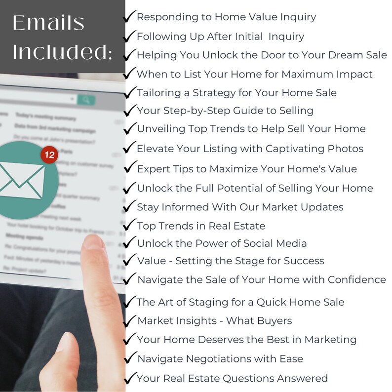 Buyer and Seller Lead Email Template Bundle for Realtors / Email Drip Buyer and Seller Lead Email Template Bundle for Realtors / Email Drip