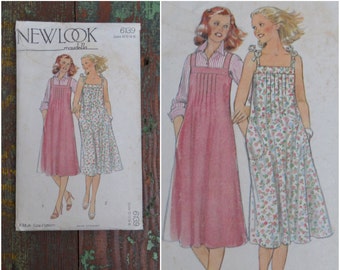 Vintage 70er Jahre Schnittmuster, neuen Look Maudella gedruckt Muster 6139, Damen lockere Passform Kleid / Sonnen-Kleid, Schneiderei Muster/nähen liefert