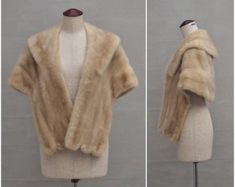 Mink fur stole | Etsy