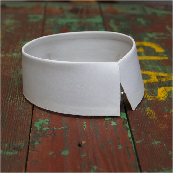 Vintage collar, Starched detachable collar, Early… - image 5