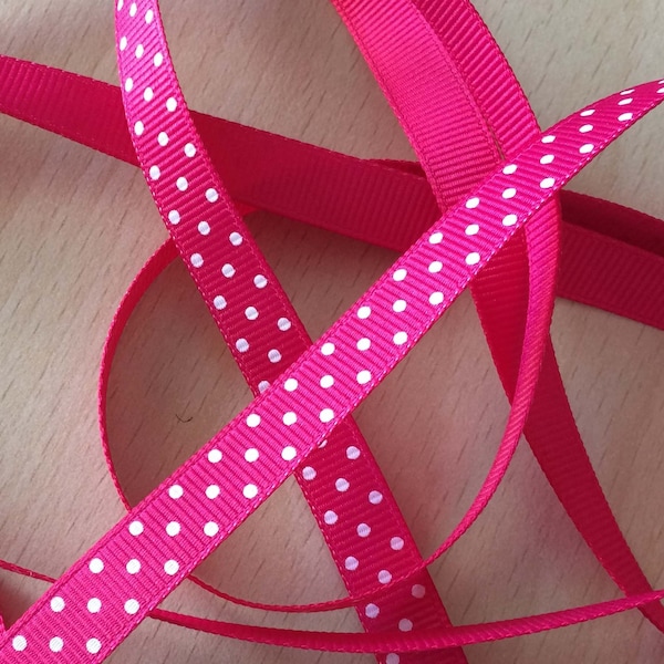 grosgrain Ribbon raspberry 207