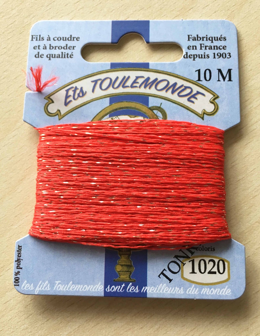 Tonkin 1020 Red Embroidery Thread - Etsy