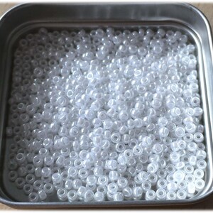 pretty little &quot;Miyuki&quot; micro-bead pearl in iridescent white color
