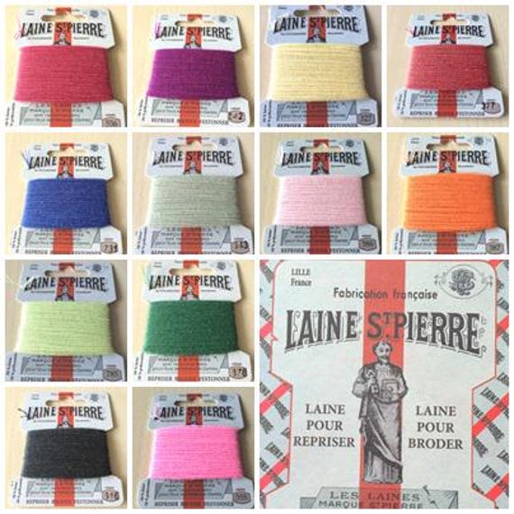 Laine Saint Pierre Pour Repriser / Broder - Rouge N°510 - Ma Petite Mercerie