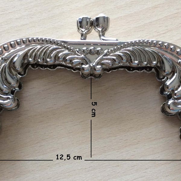 Fermoir pour porte-monnaie taille 12,5 cm