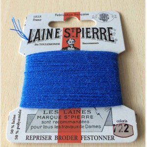 St. Pierre 722 gentian wool yarn
