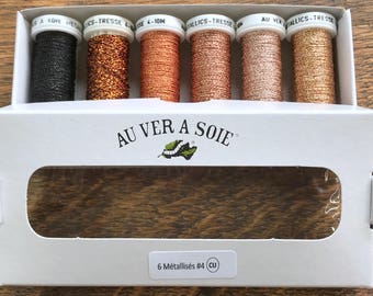 copper metallic threads discovery Pack