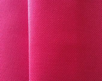 extra fine aida embroidery fabric col 9003 red