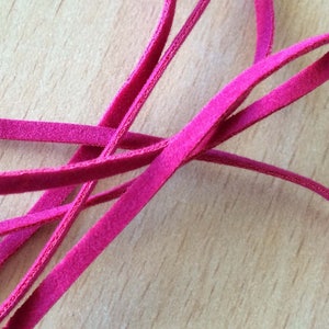 fuchsia suede lace 206 fine and elegant