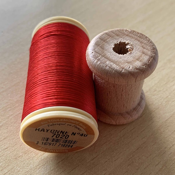 fil rayonne 40 couleur 7020 rouge