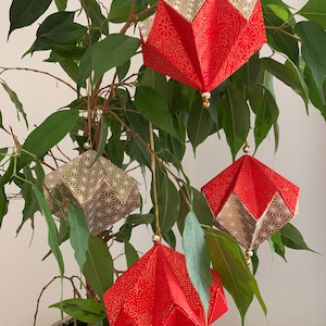 folding kit: lampion / Christmas stamp 02