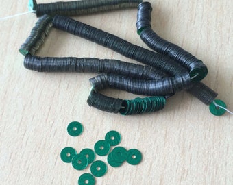 Metallic emerald 4 mm French quality 2510