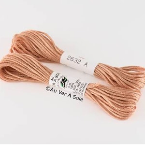 Soie d&#39;Alger  Seidenfäden Sticktwist Farbe rosa 4633