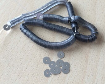 5 mm diameter silver-colored straw