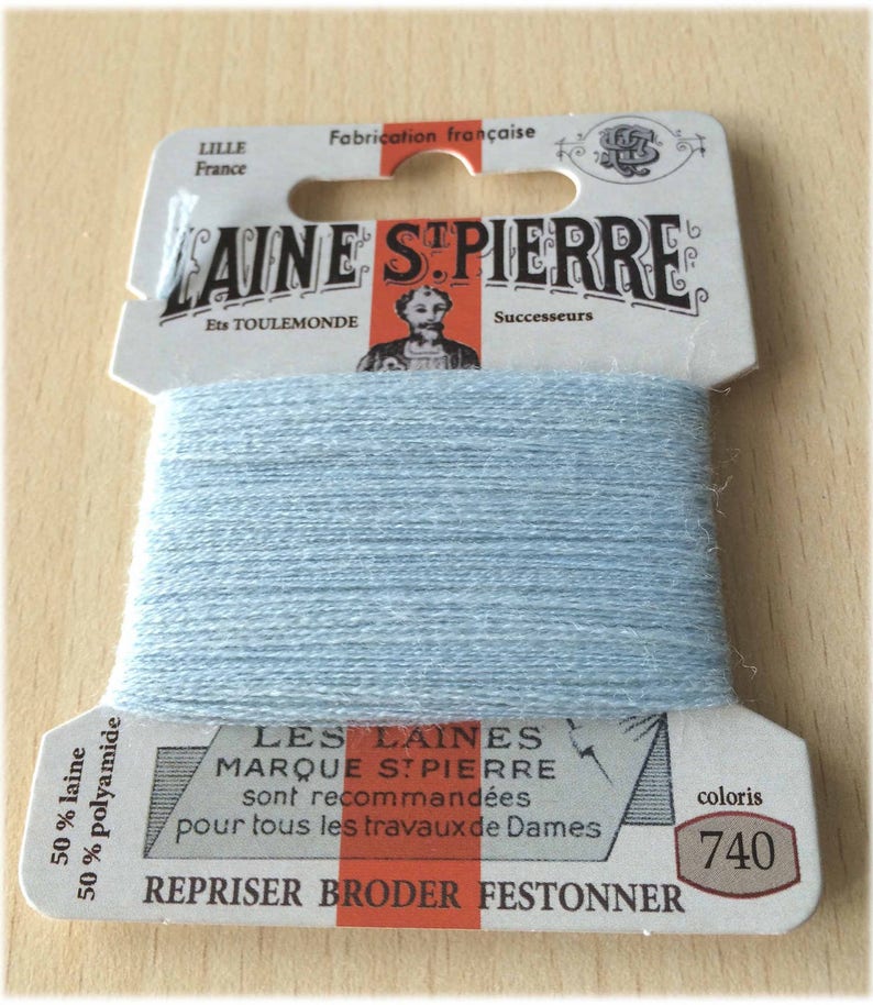 Wool thread St. Pierre 740 azure image 1