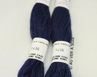 Aubusson 1436 blueberry blue wool