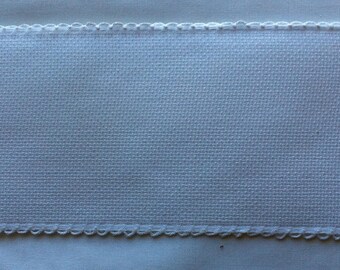 white aida fabric for cross stitch embroidery