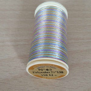 polyester thread Sajou 138 pastel multicolor