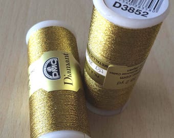 Borduurgaren Diamond DMC kleur goud 3852